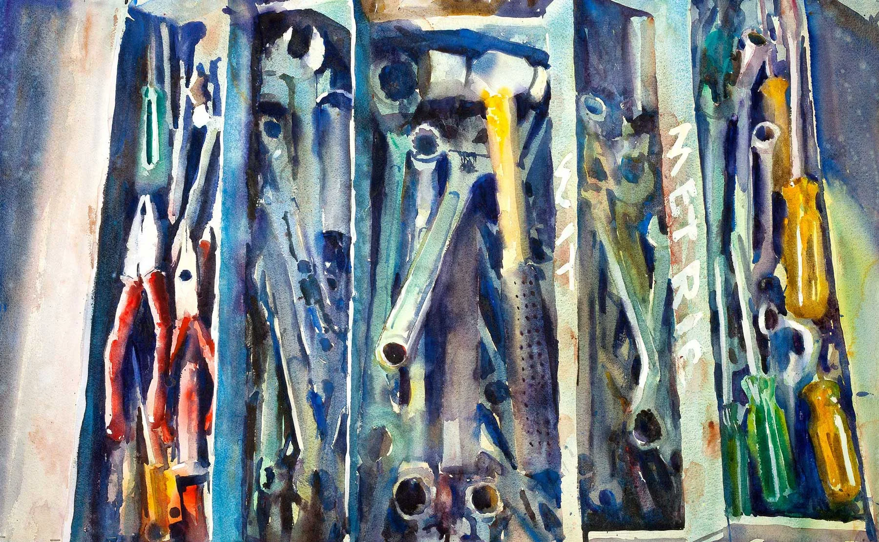 Reg's Tool Box 115 x 69 cm