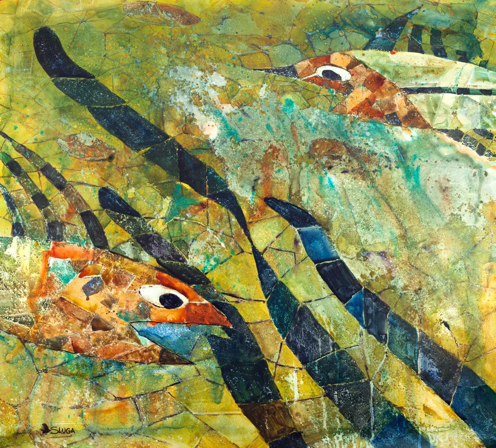 The Sea Inside 100 x 100 cm