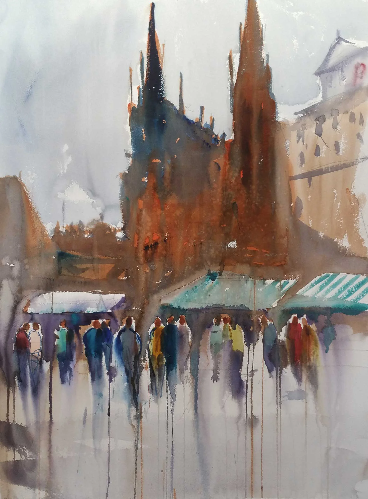 Prague Square 54 x 72 cm