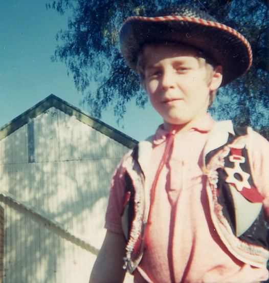 When I was young I wanted to be a cowboy, then I became an artist :)