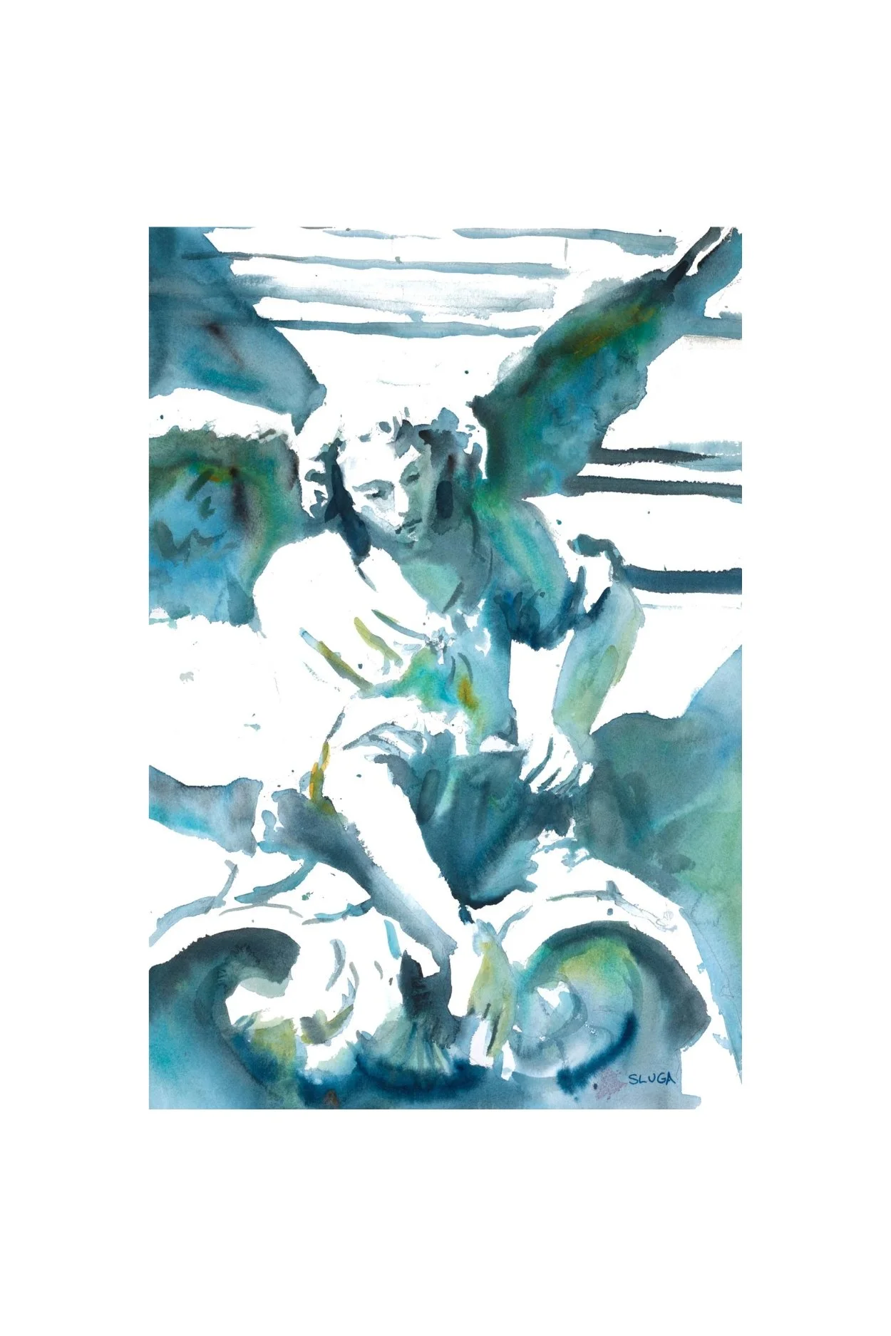 Dubrovnik Angel - giclee print