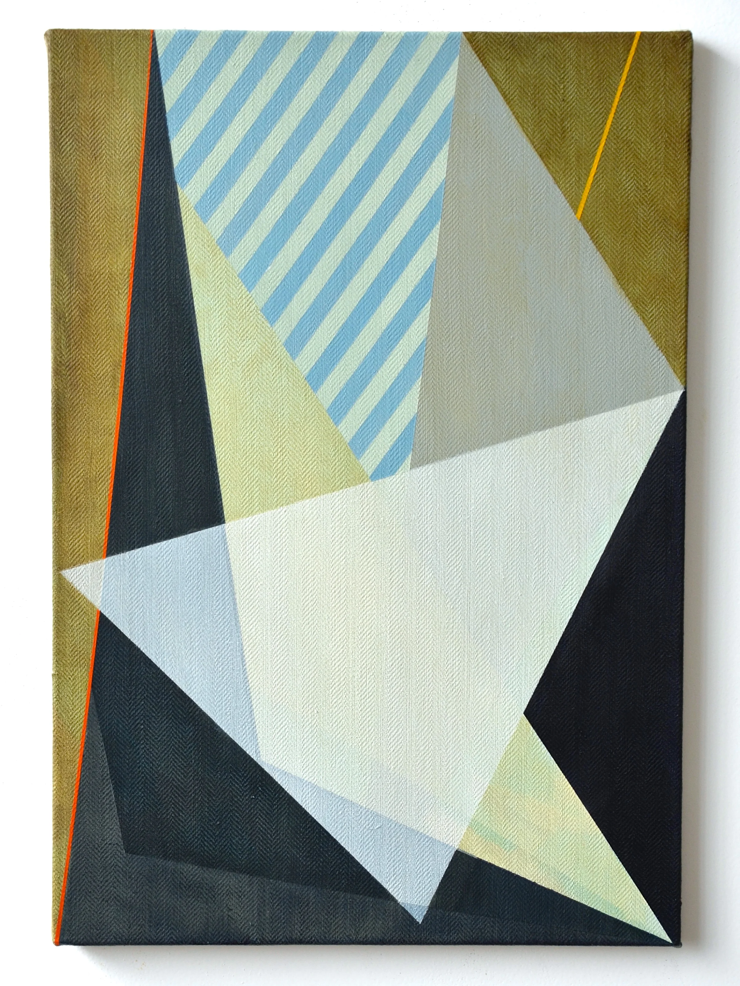  acrylic on herringbone linen, 60.9 x 42.2 cm, 2016 