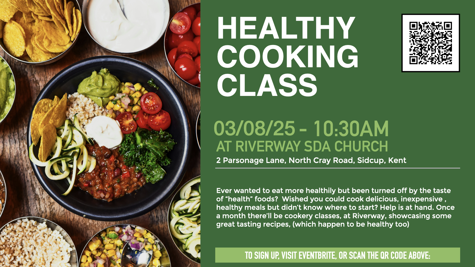 Healthy Cooking Class