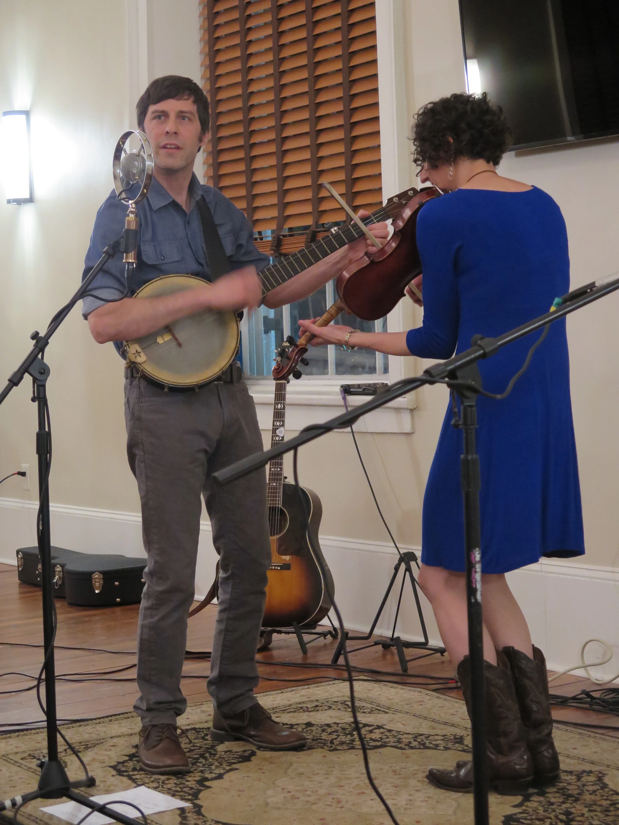 John Cloyd Miller and Natalya Zoe Weinstein opened the show