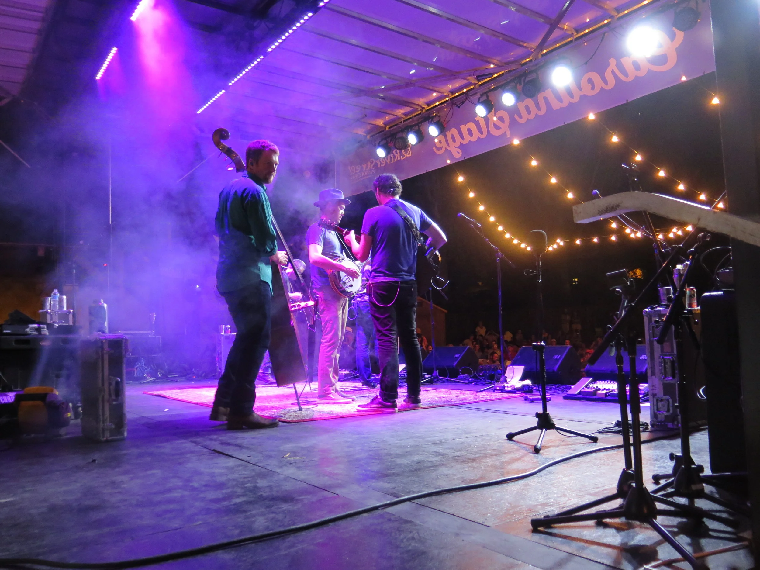 The Infamous Stringdusters performed a rousing set on the Carolina Stage