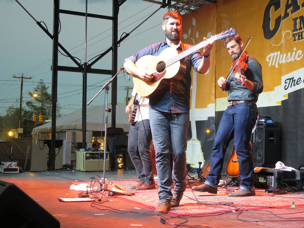 Guitarist Jay Lapp of The Steel Wheels steps out on the main stage