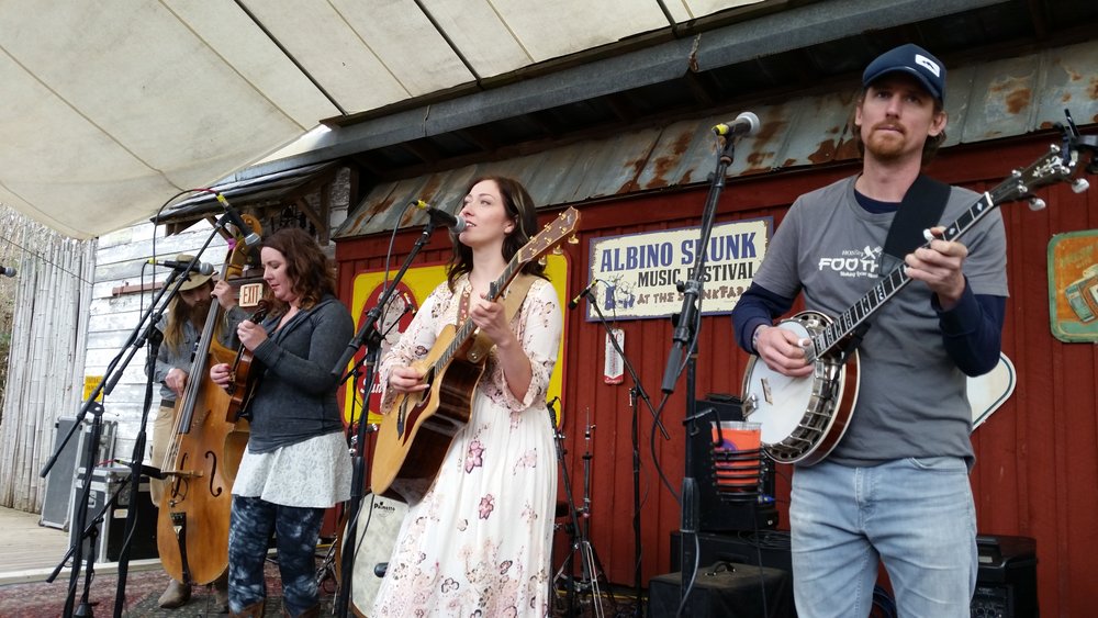 Alexa Rose and her band opened up the SpringSkunk Music Festival Thursday