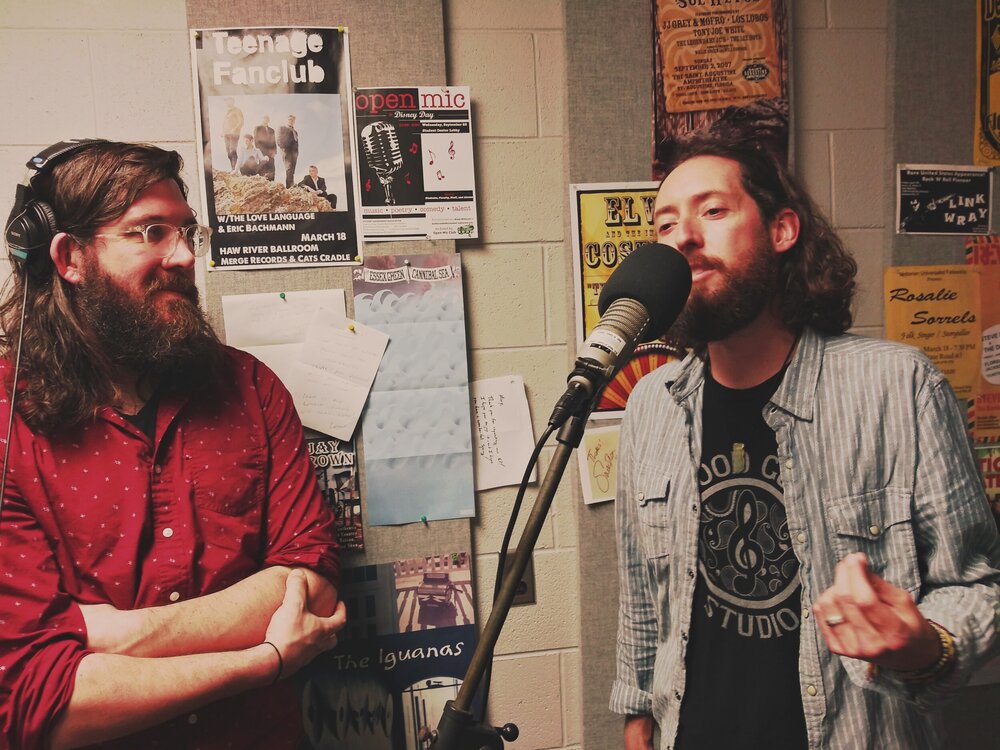 Jeremy Davis and Taylor Winchester of Elonzo Wesley in their Southern Songs and Stories interview