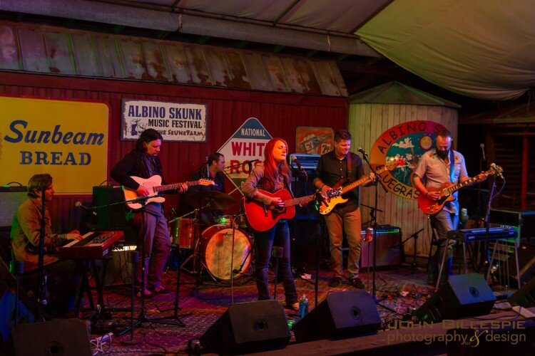 Amanda Anne Platt and the Honeycutters perform at Albino Skunk Music Festival on May 14, 2021. Photo: John Gillespie