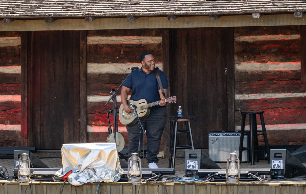 Jontavious Willis on Cabin Stage at MerleFest by Gordon Burns.jpg