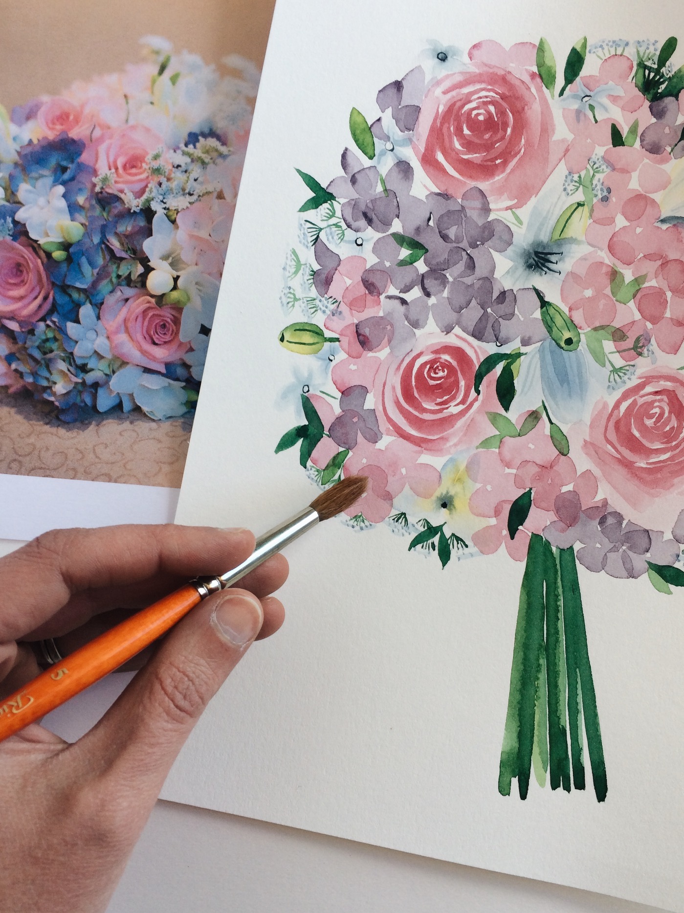 I've gotten a lot better at bouquets!