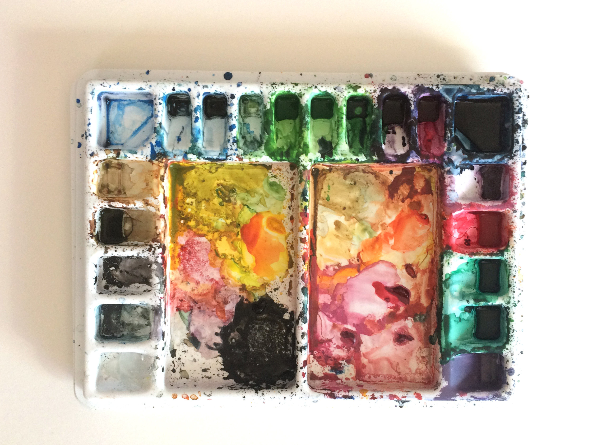 My palette is never clean.