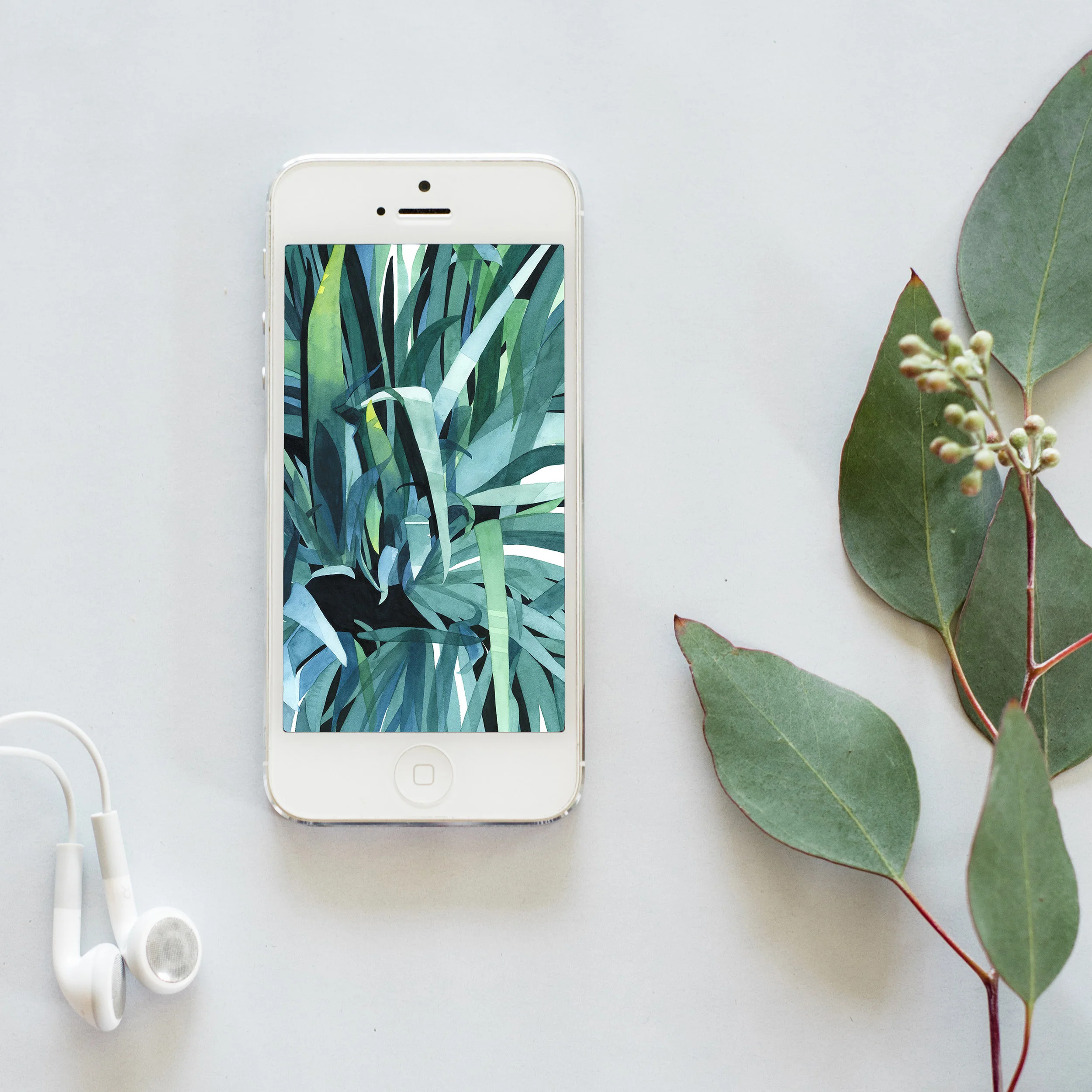 Shade Plants Lock Screen