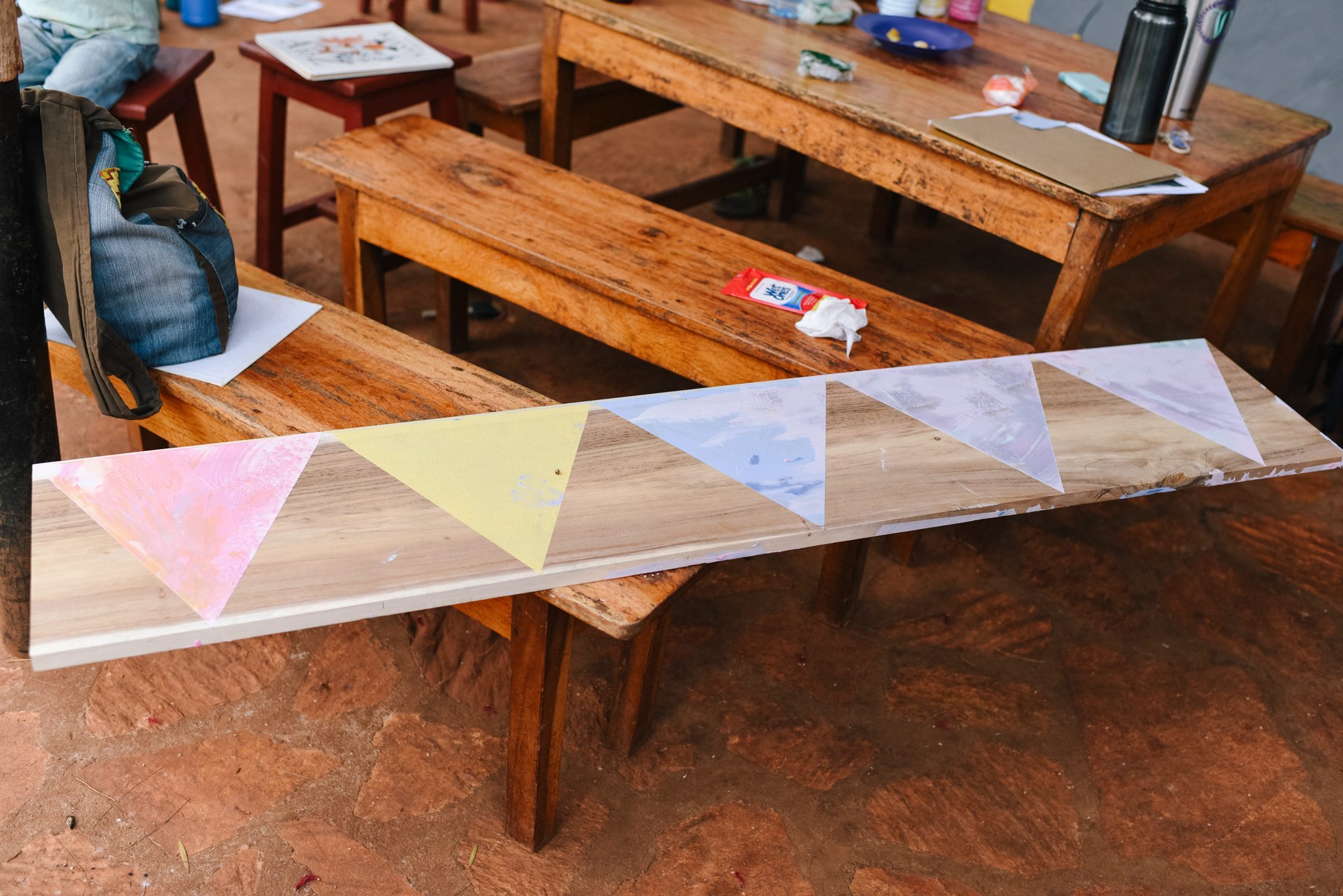 One of the completed panels. Photo credit Ekisa Ministries
