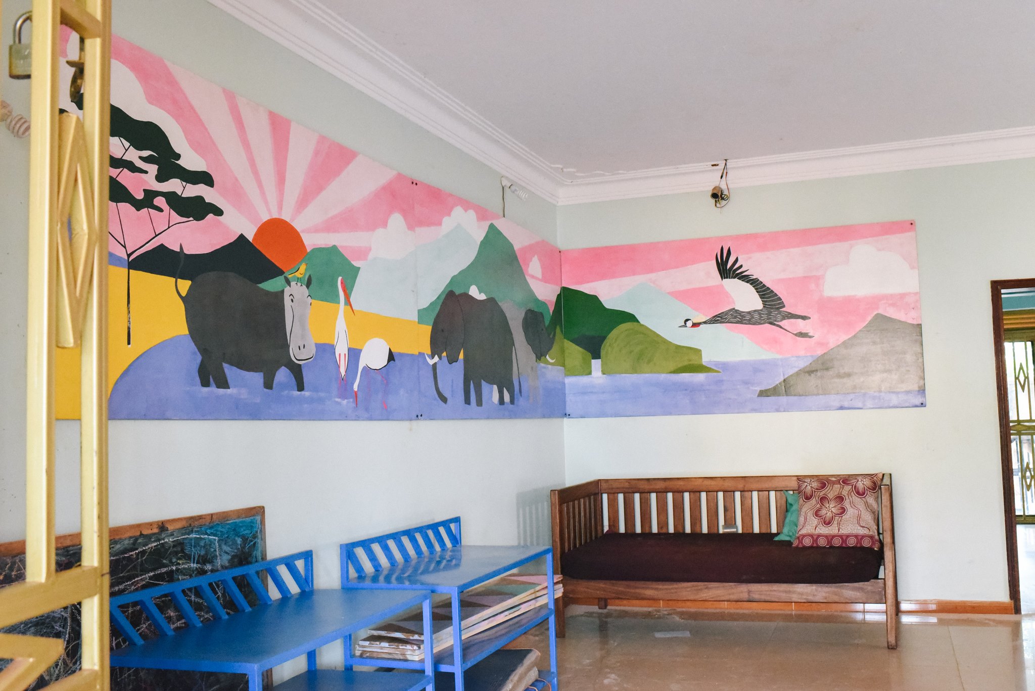 The finished mural. Photo credit Ekisa Ministries