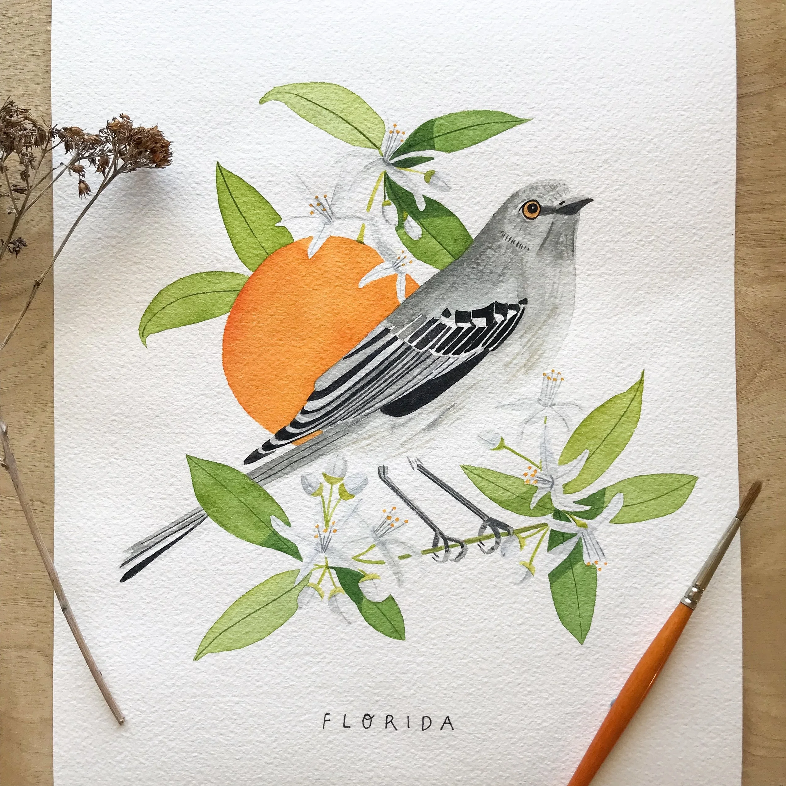 Florida Mockingbird Original