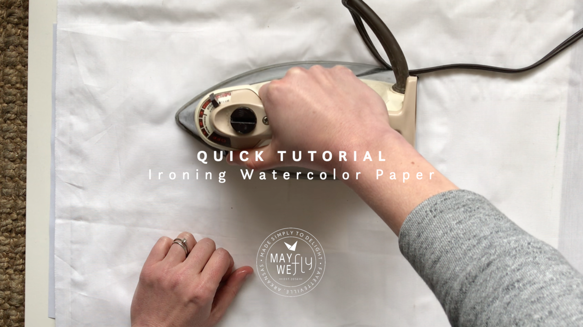 How to Iron Watercolor Paper