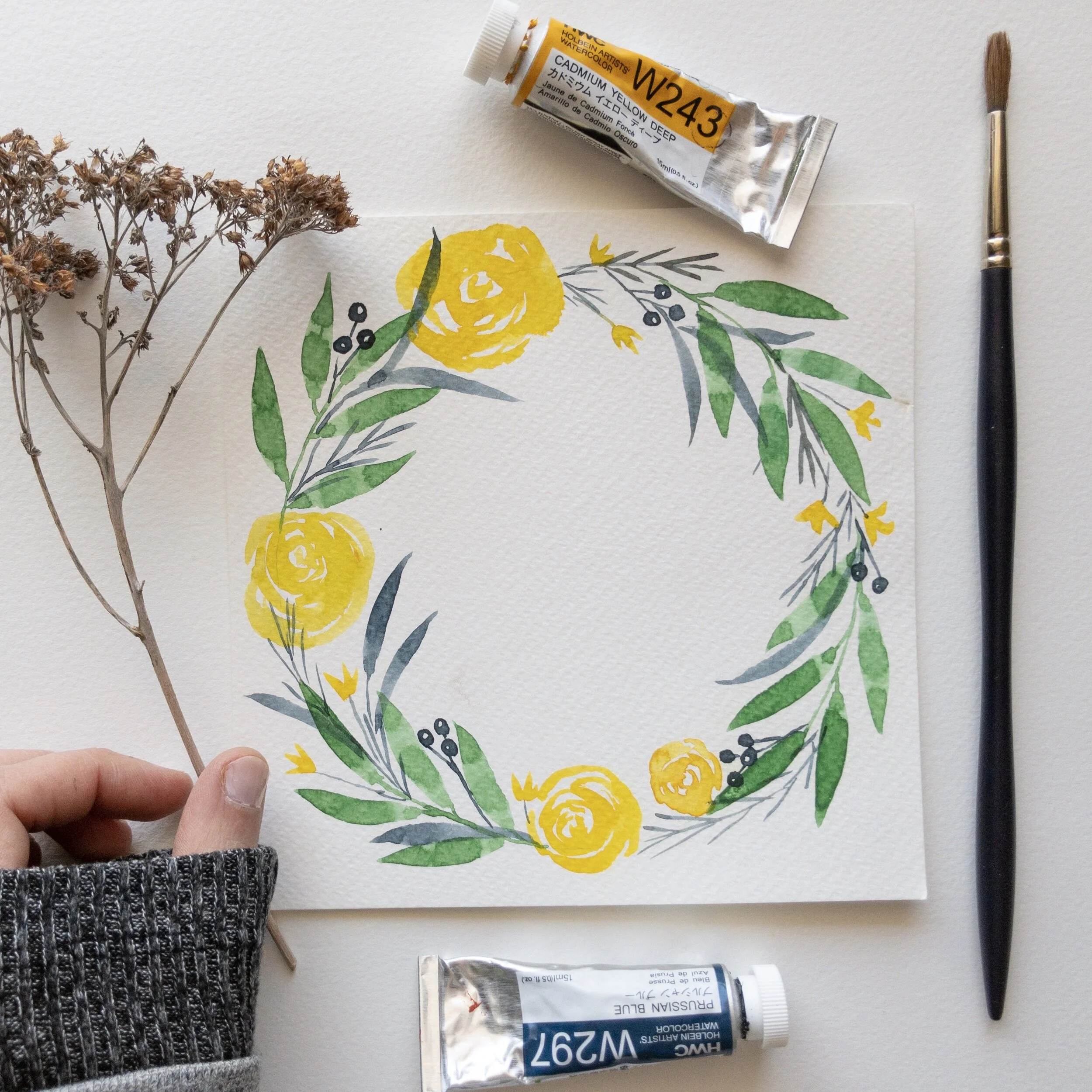 Spring Botanicals Paint Night (Zoom)