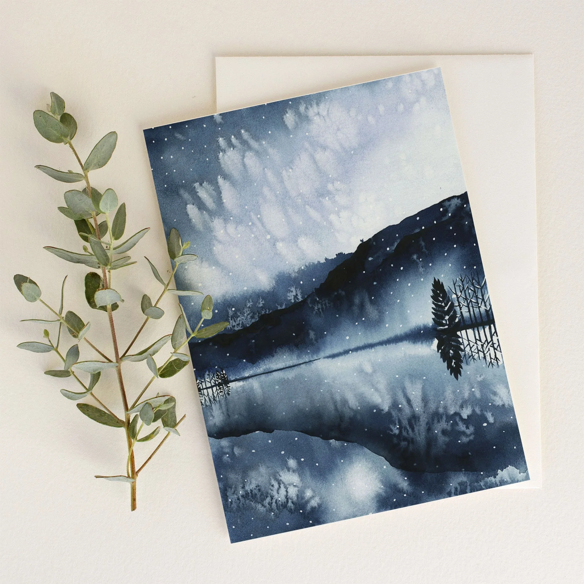 Night Divine Greeting Card