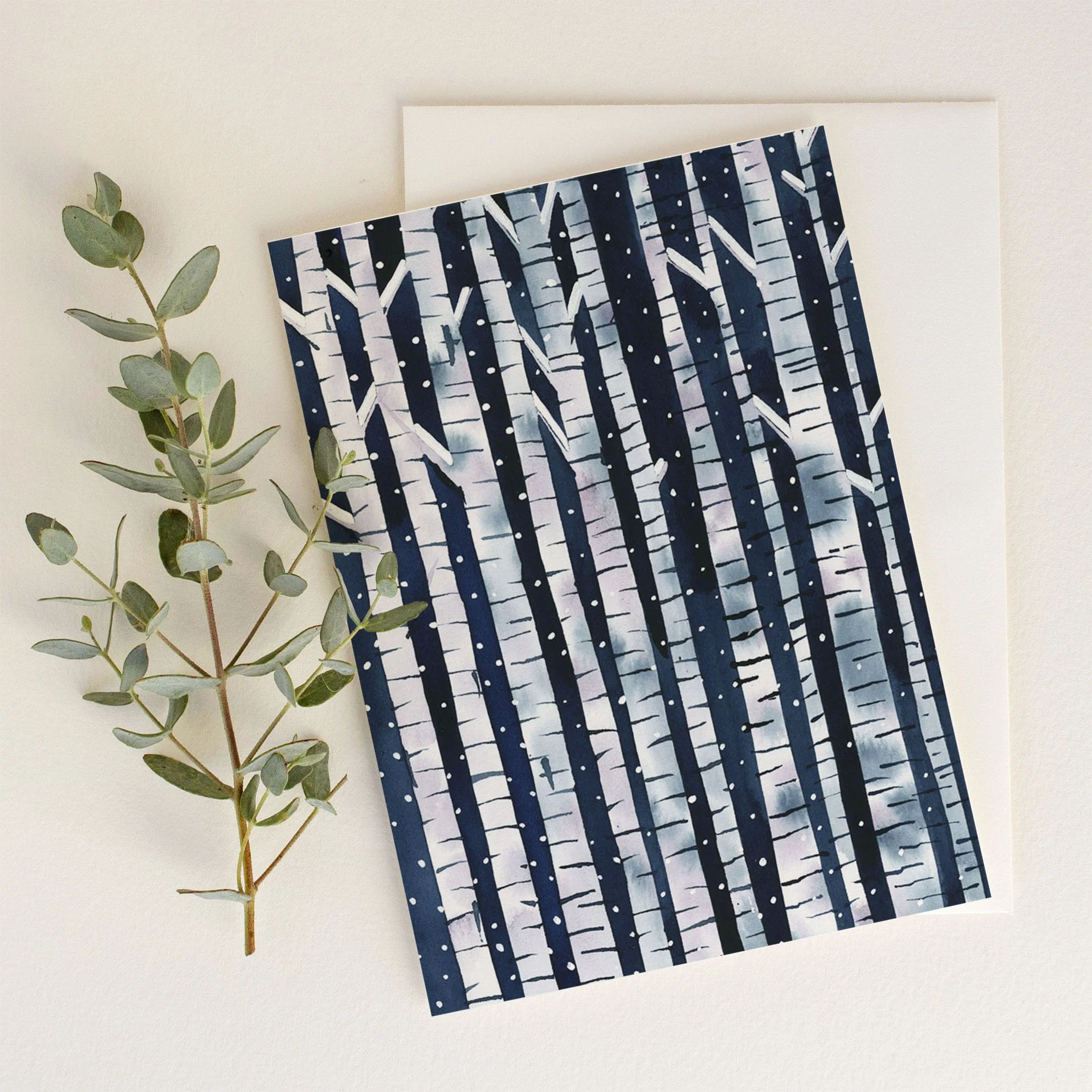 Winter Walk Greeting Card