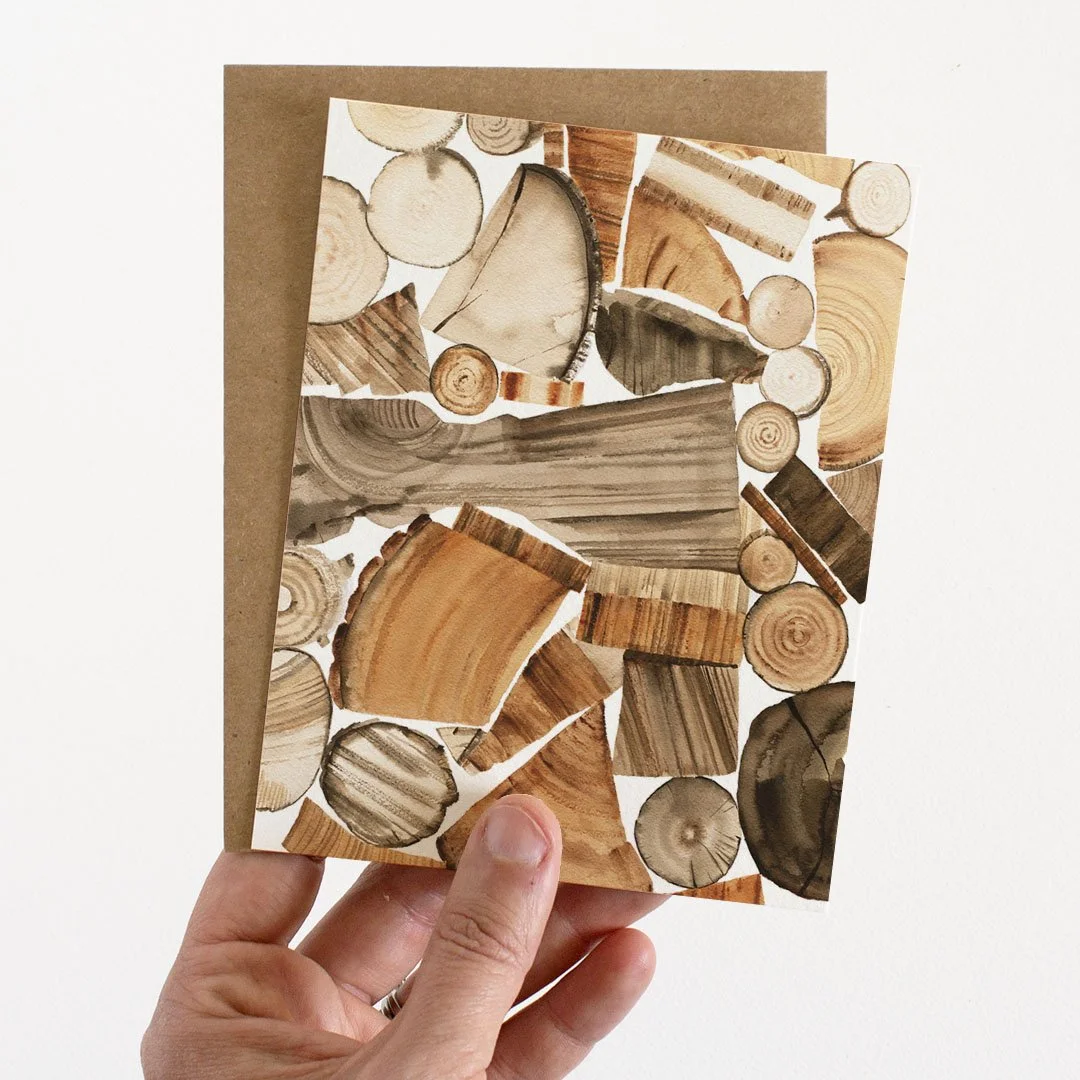 Firewood Greeting Card