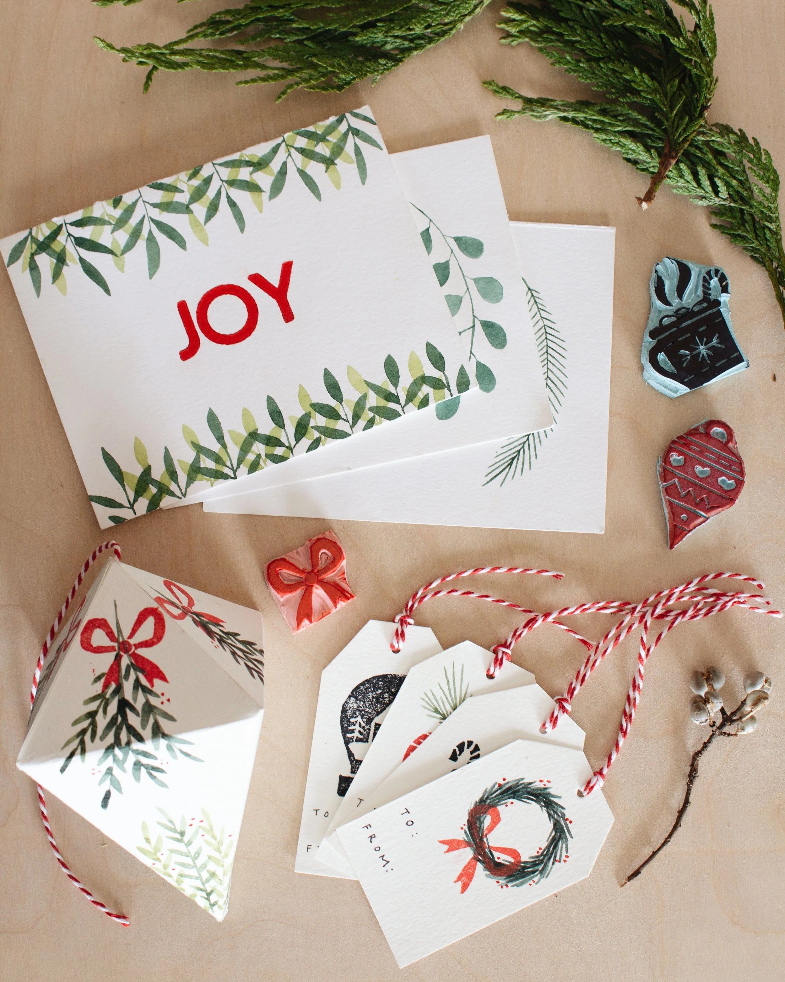 Holiday Sprigs + Flourishes Watercolor Workshop