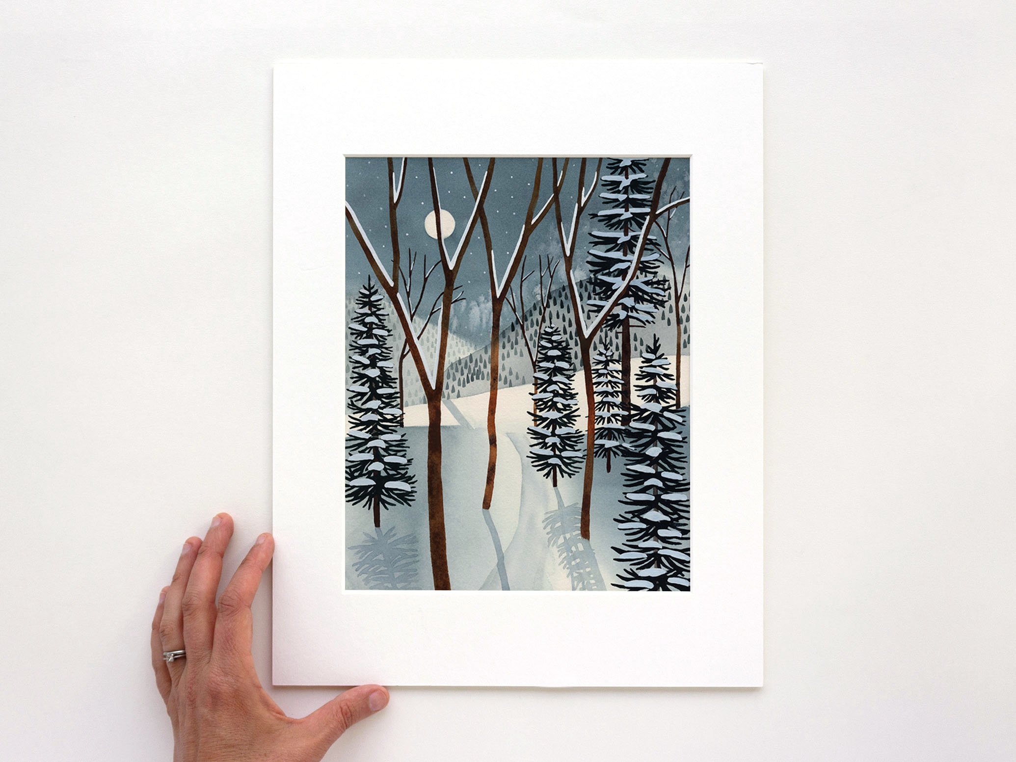 Moonlight Trail Original | 8x10