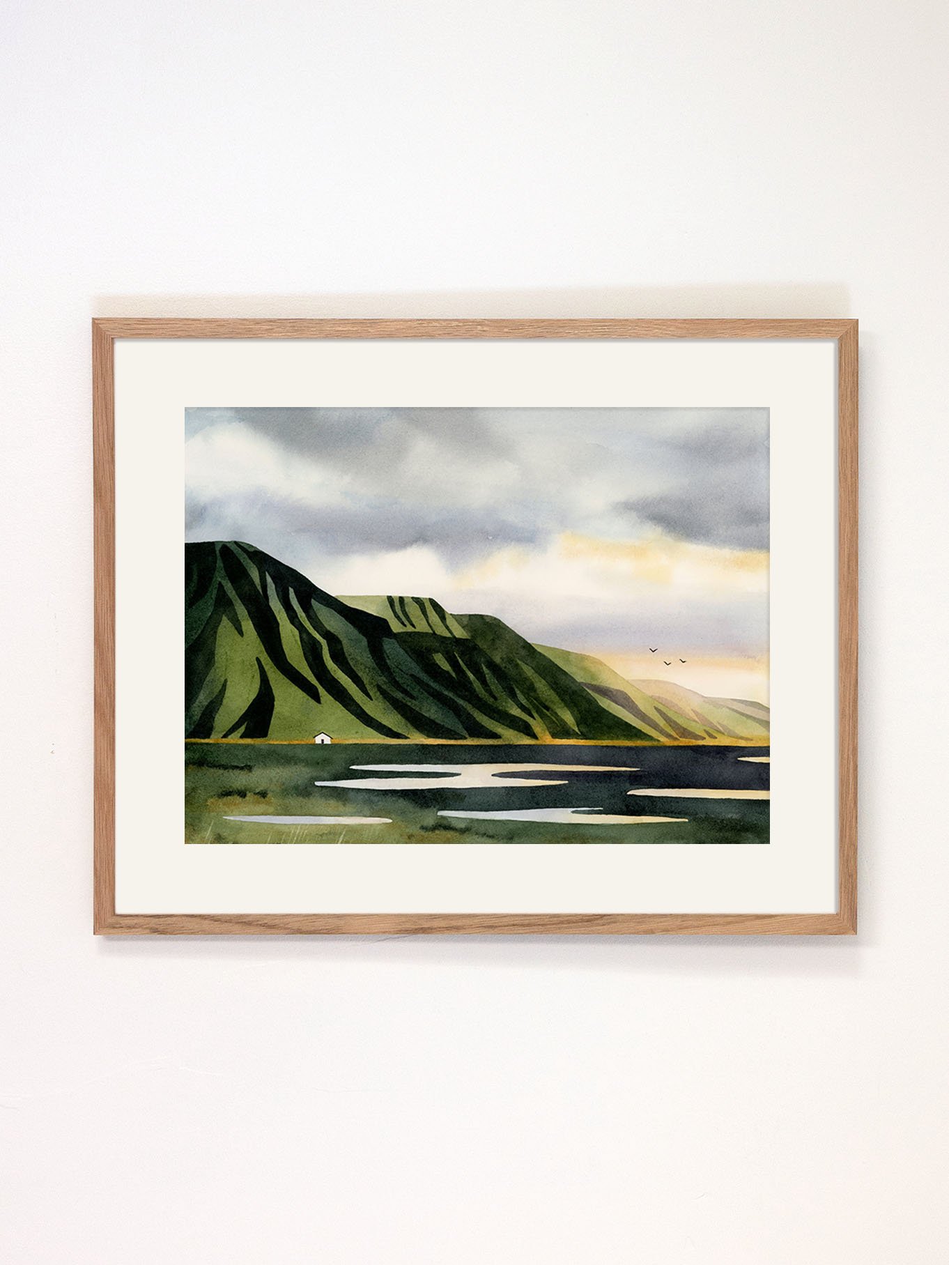 OJ03 Morgunn Fjall_Framed.jpg