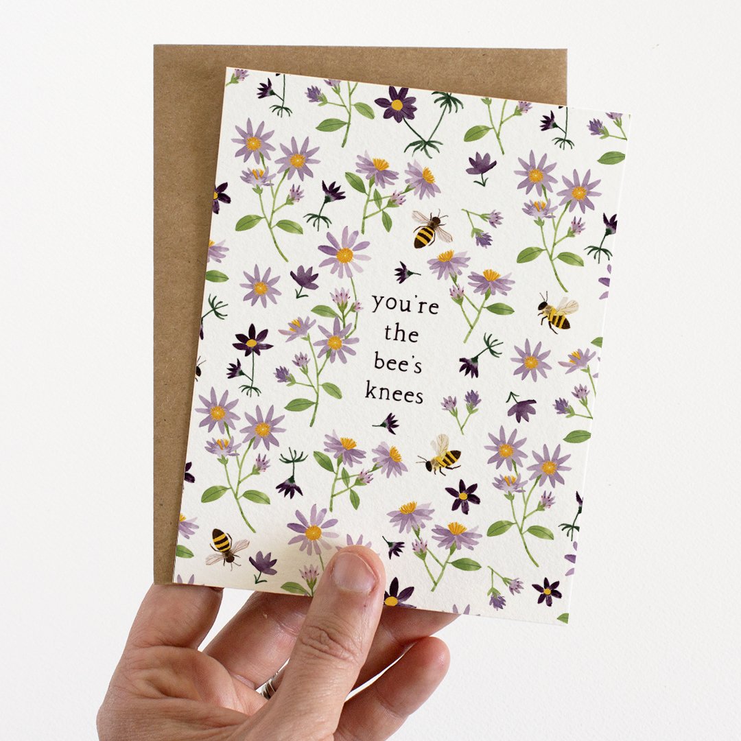 May We Fly — You're the Bee's Knees Greeting Card