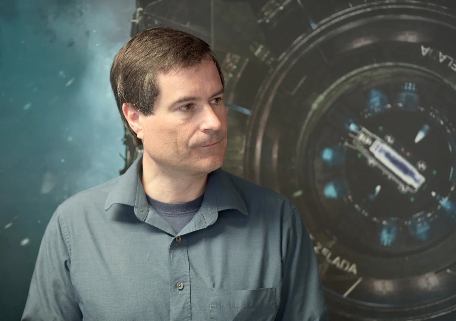David Braben of Frontier Developments Photographed for GamesTM Magazine