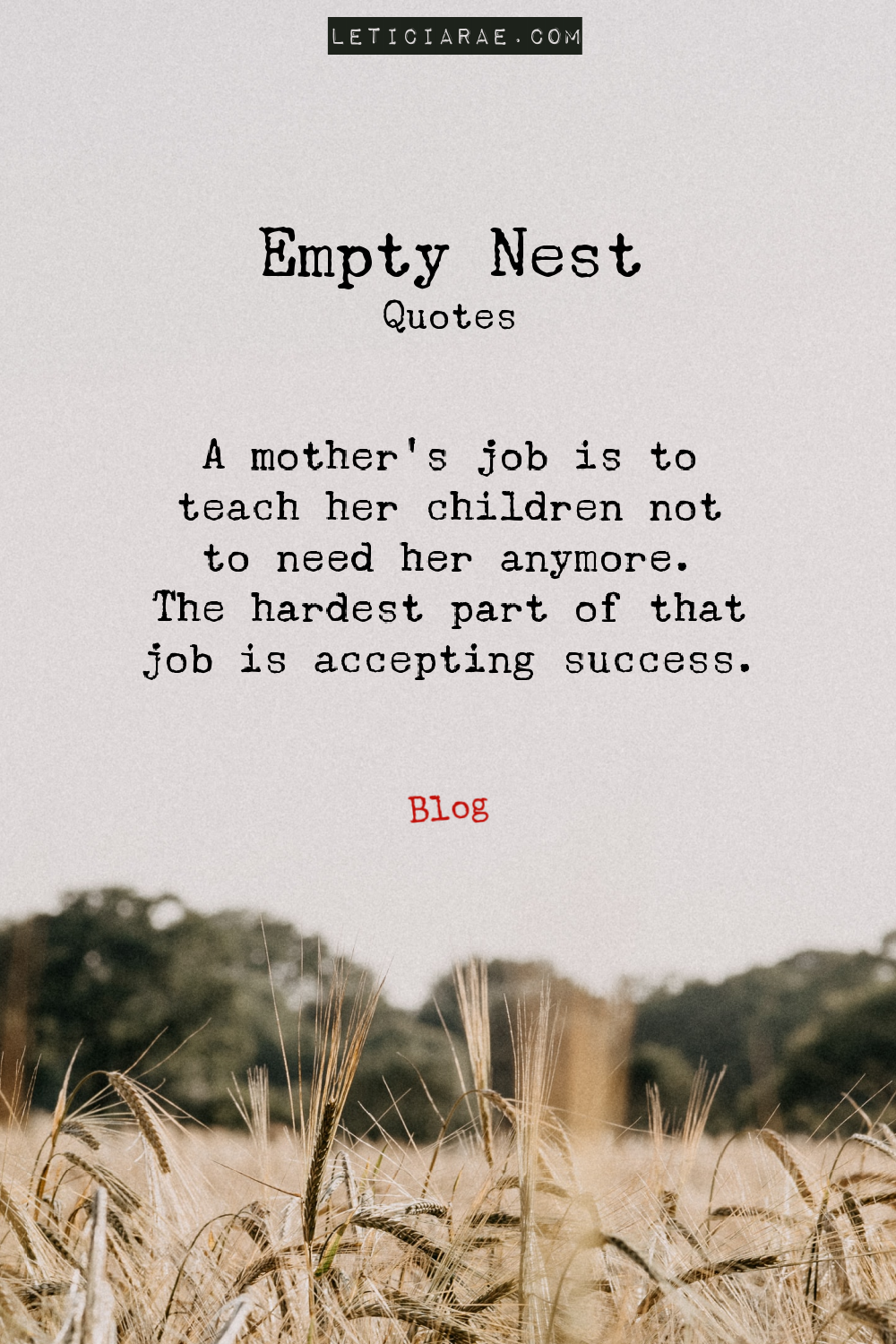 empty nest inspirational quotes