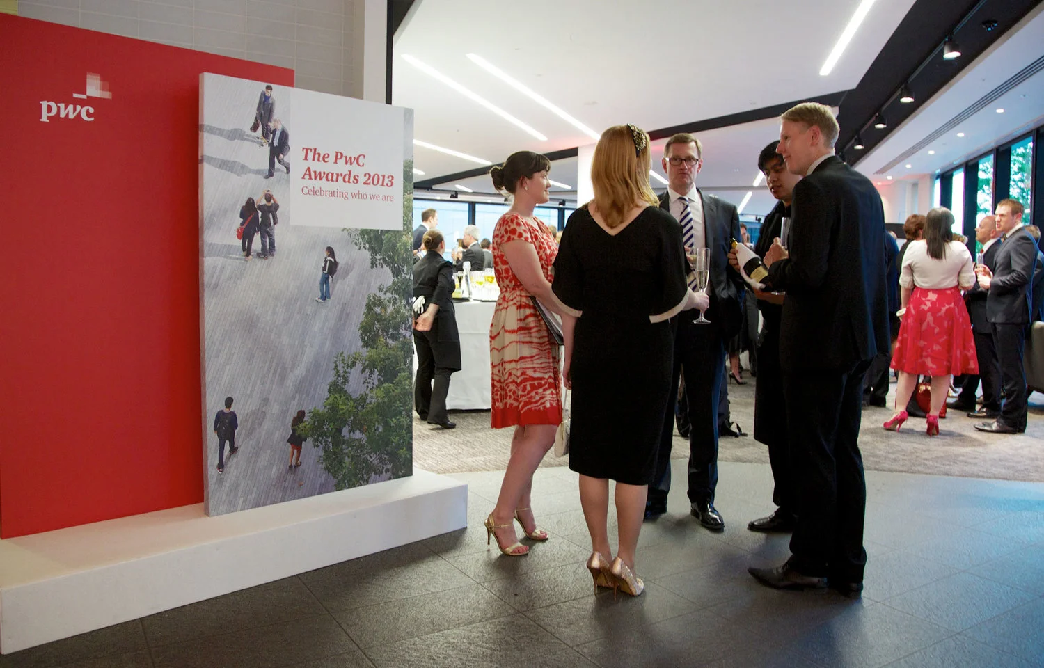 Welcome drink entrance