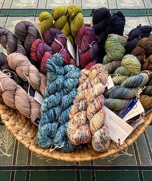 Malabrigo Caprino is now in the shop! This base is a blend of superwash merino/cashmere and is the perfect yarn to snuggle up with!