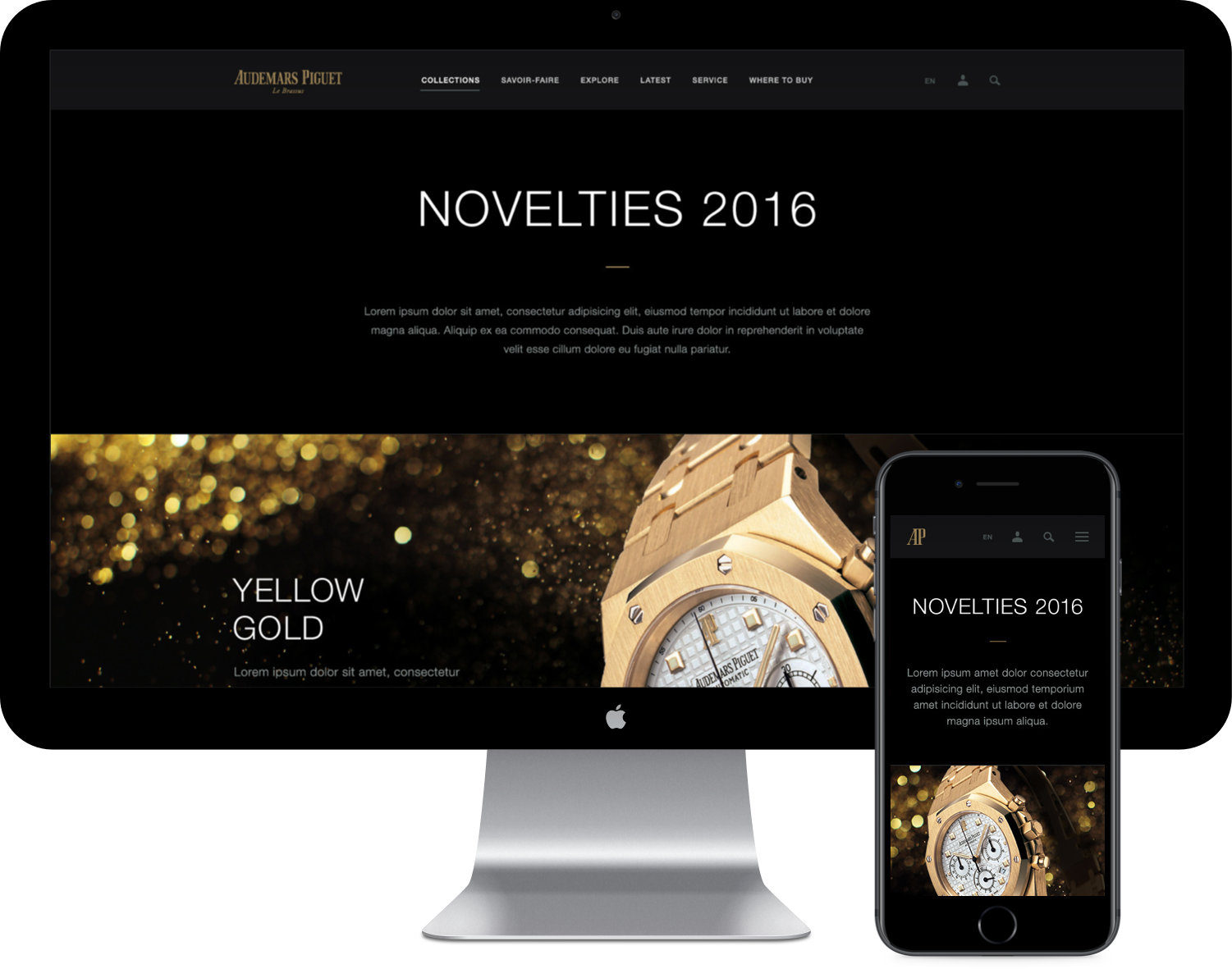 Audemars Piguet Web App Alex Pytlarz s Work