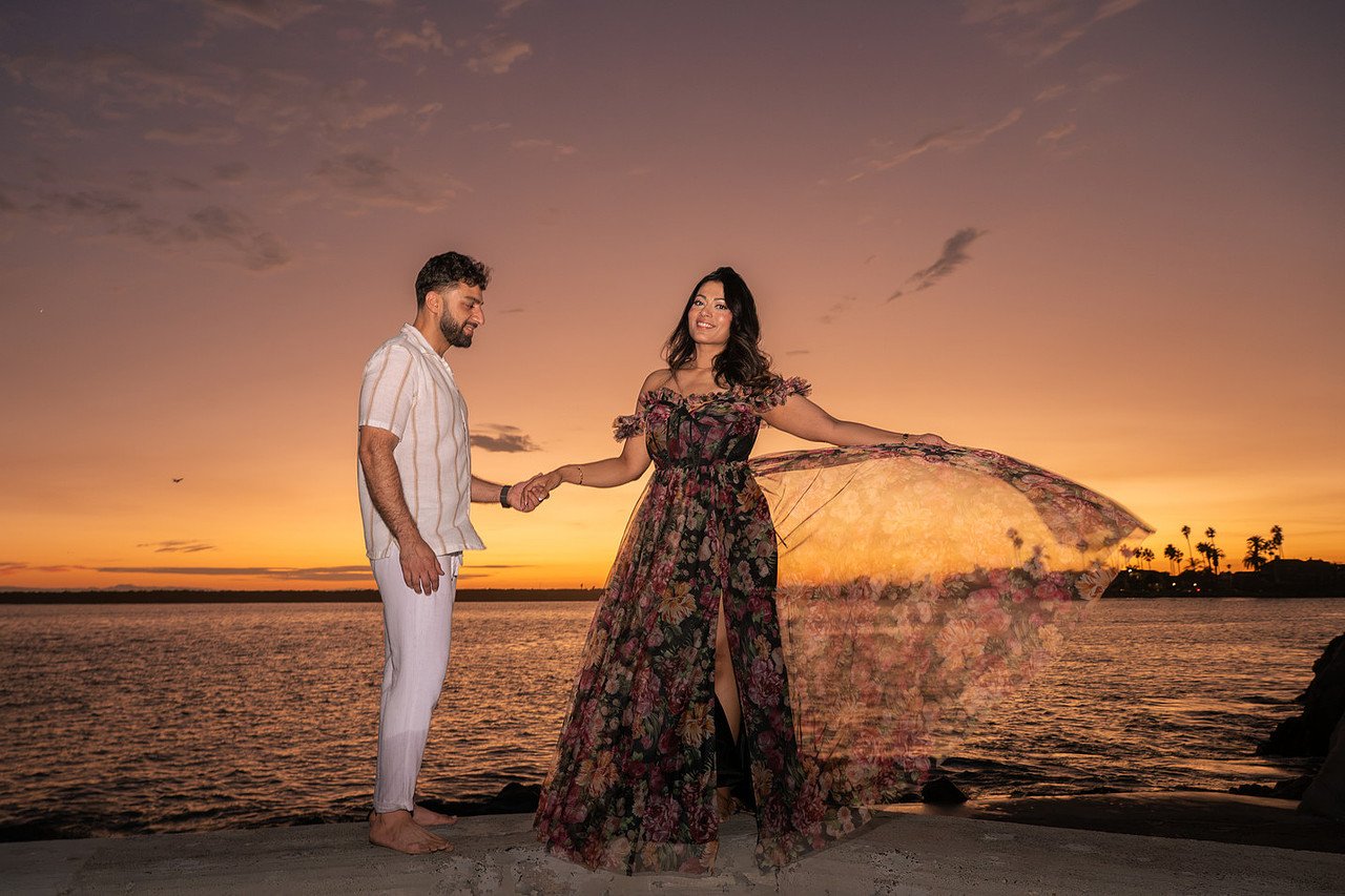 Courthouse Wedding & Beach Portraits