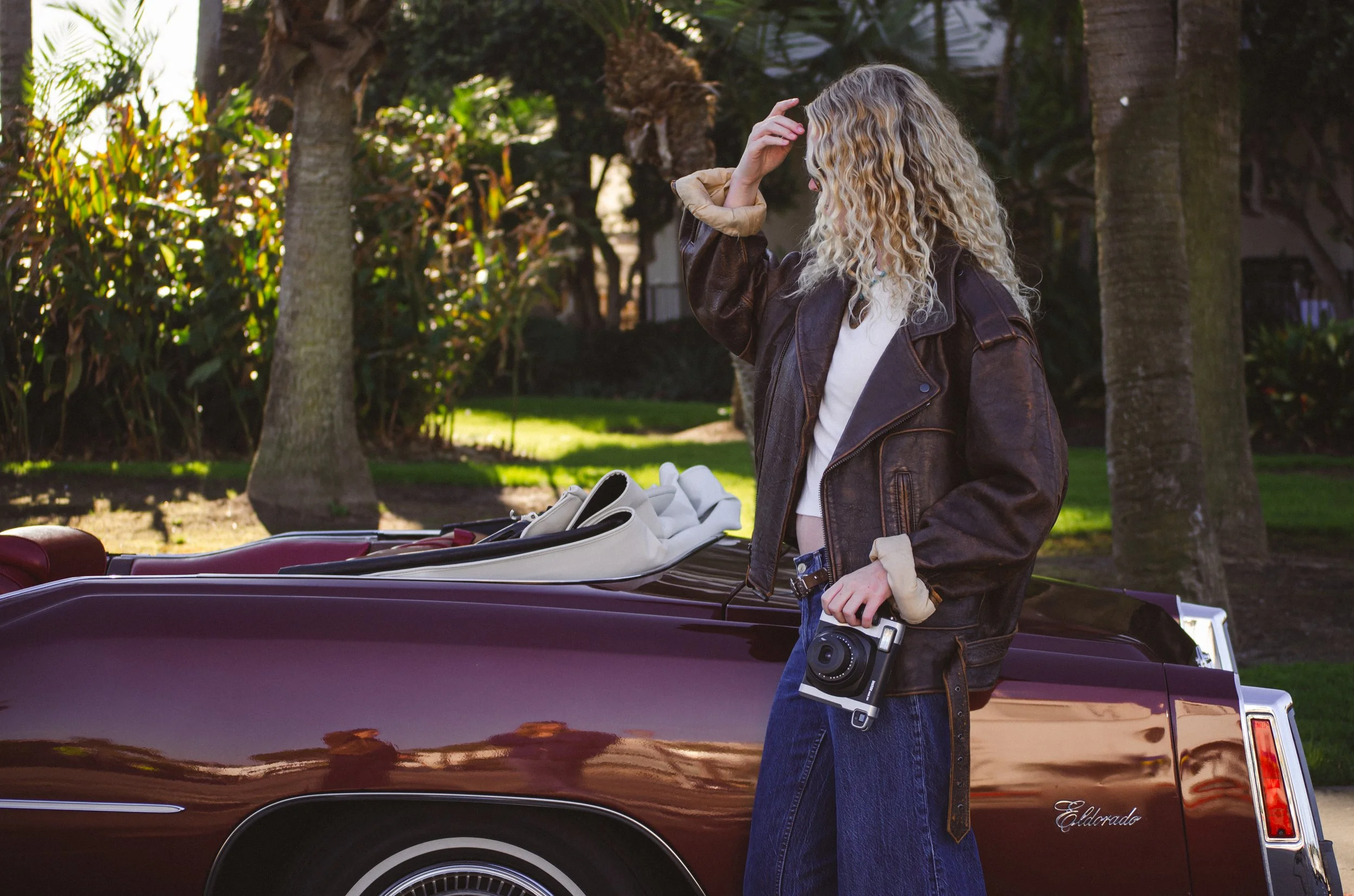 Fashion Editorial Shoot in Newport Beach, California for Lovergirl Vintage.