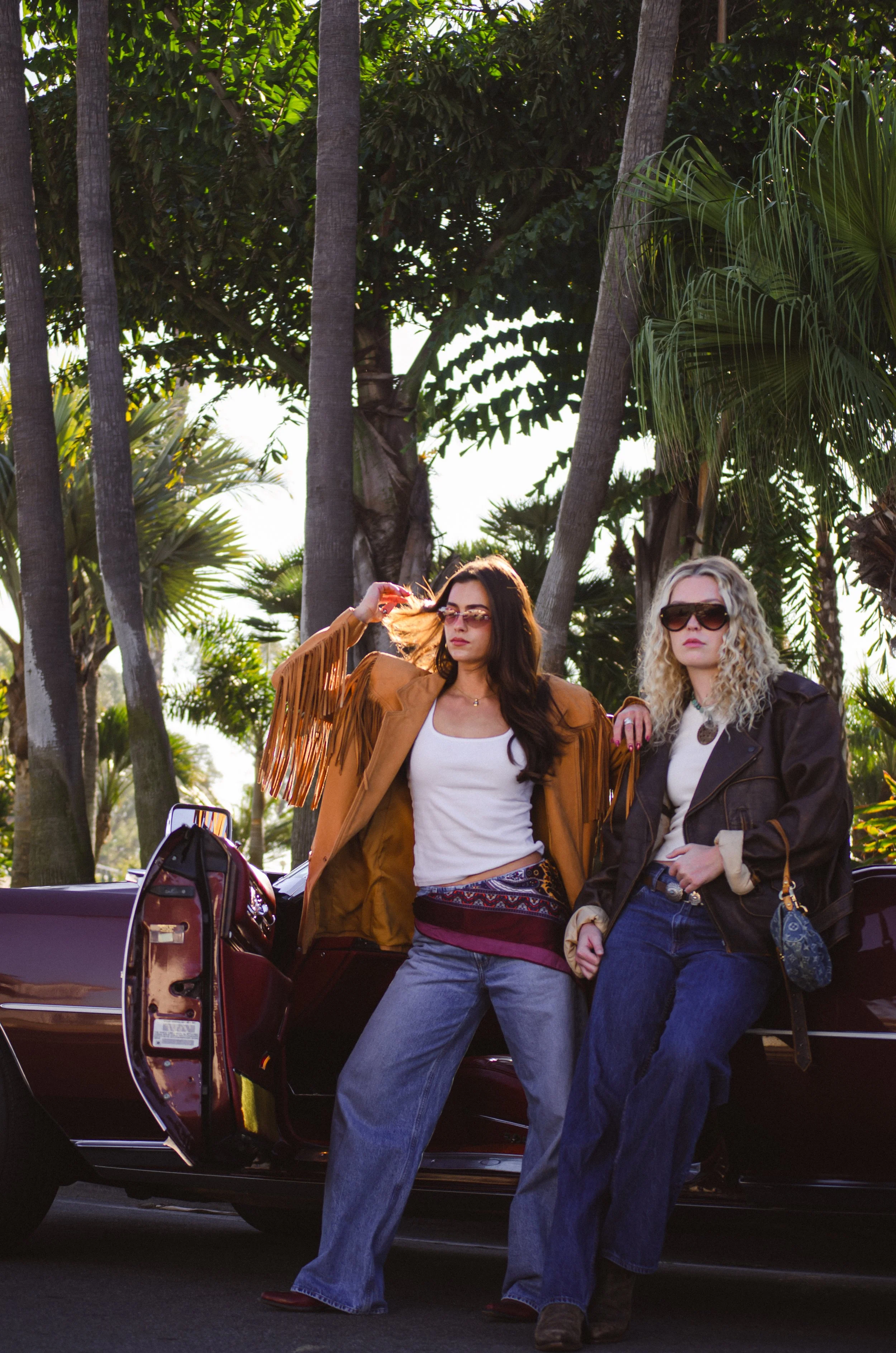 Fashion Editorial Shoot in Newport Beach, California for Lovergirl Vintage.