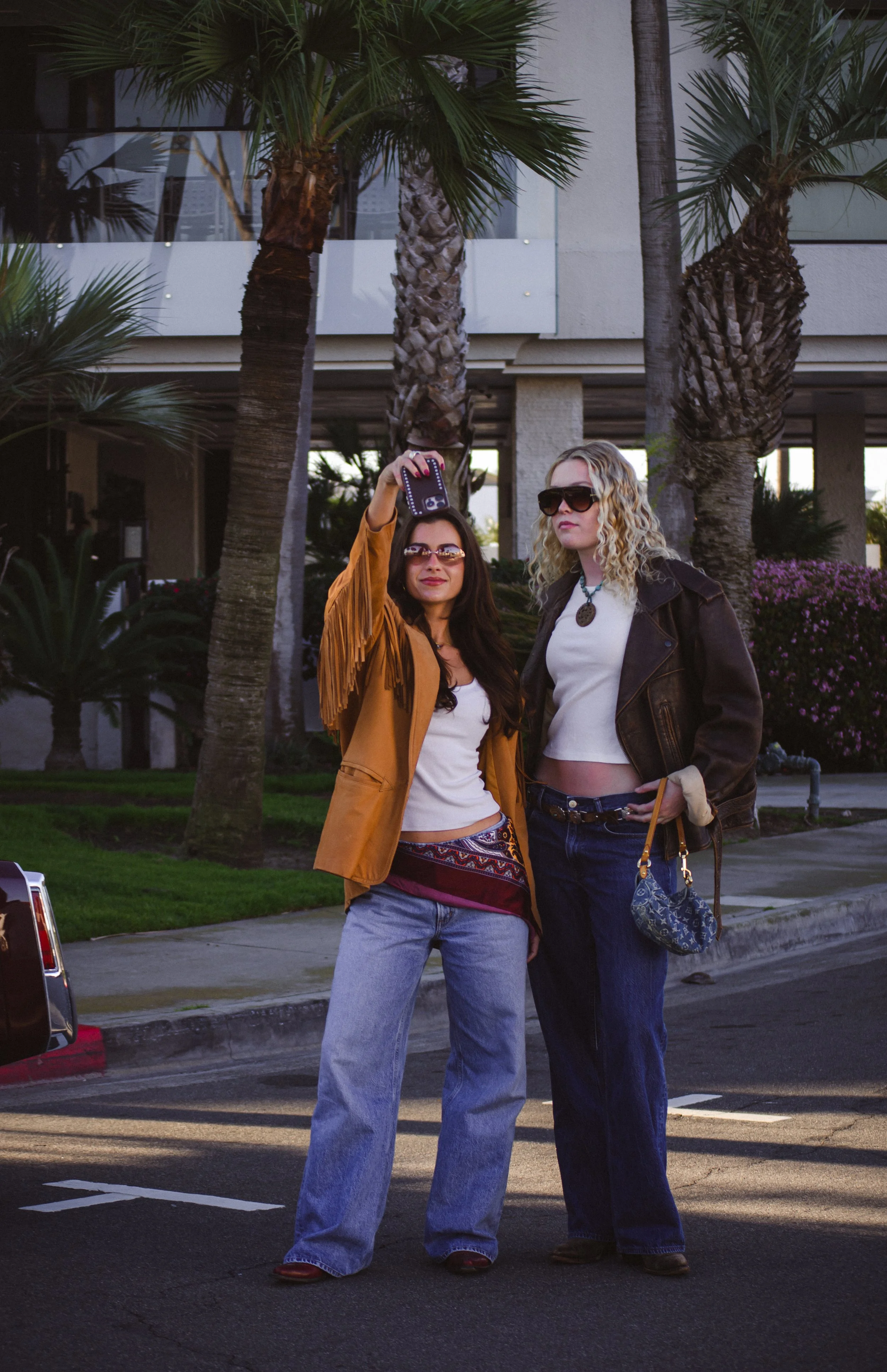 Fashion Editorial Shoot in Newport Beach, California for Lovergirl Vintage.