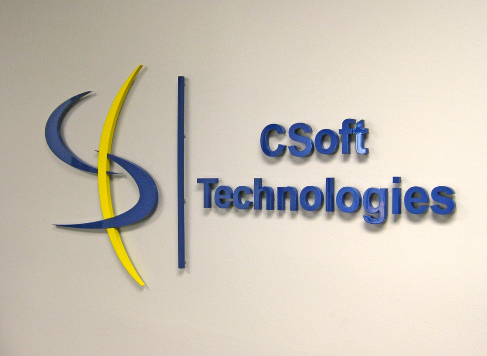 Custom Laser-Cut Acrylic Logo - Stud Mounted for Floating Effect