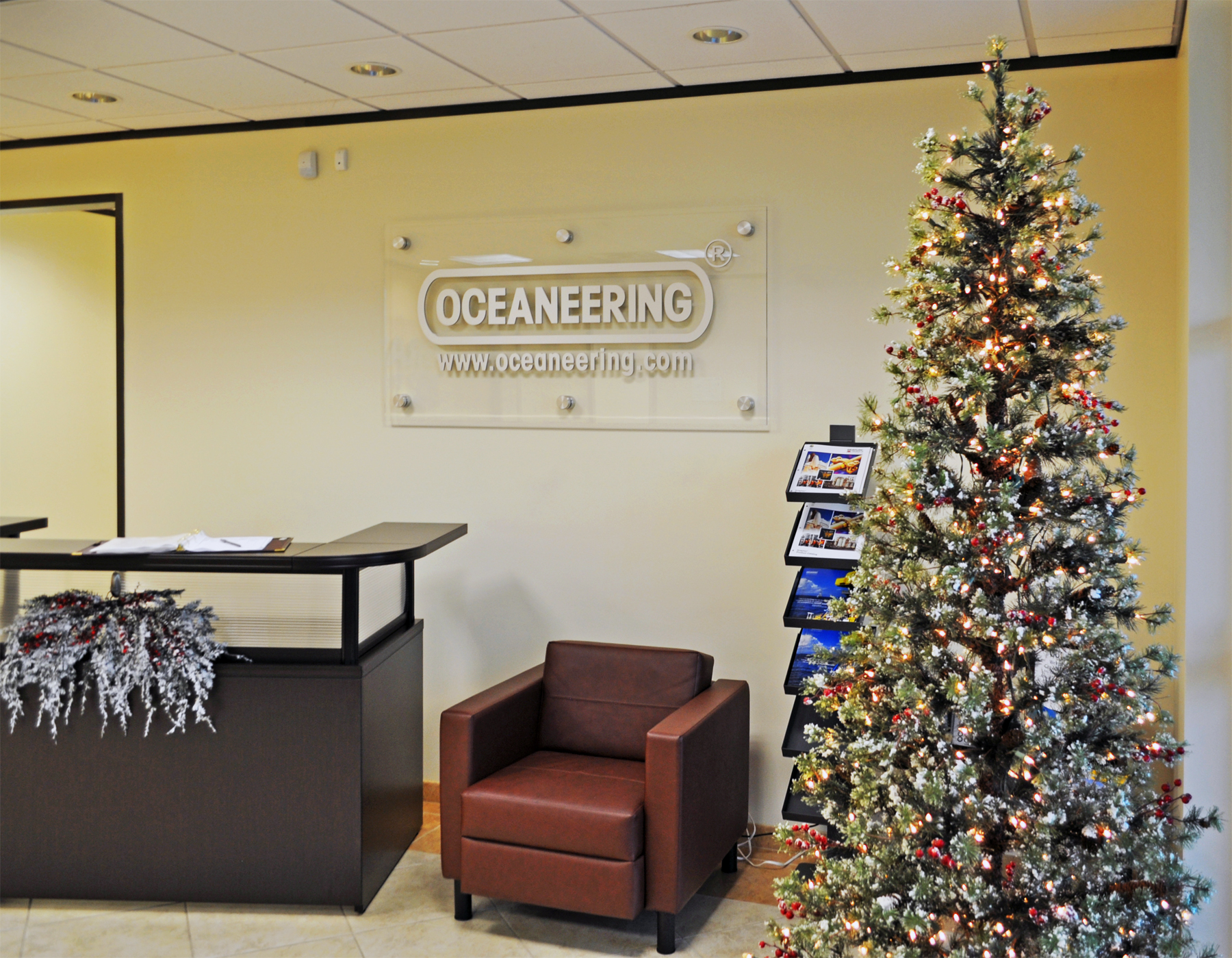 Oceaneering Acrylic Backer