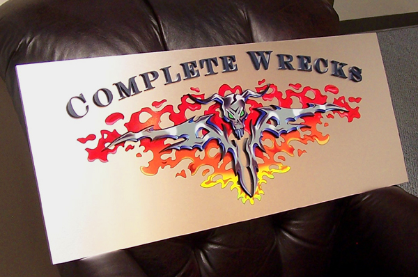 Complete Wrecks Band Signage
