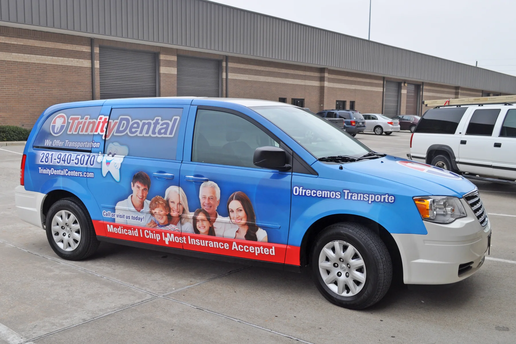 Full Van Wrap for Promoting a Dental Chain
