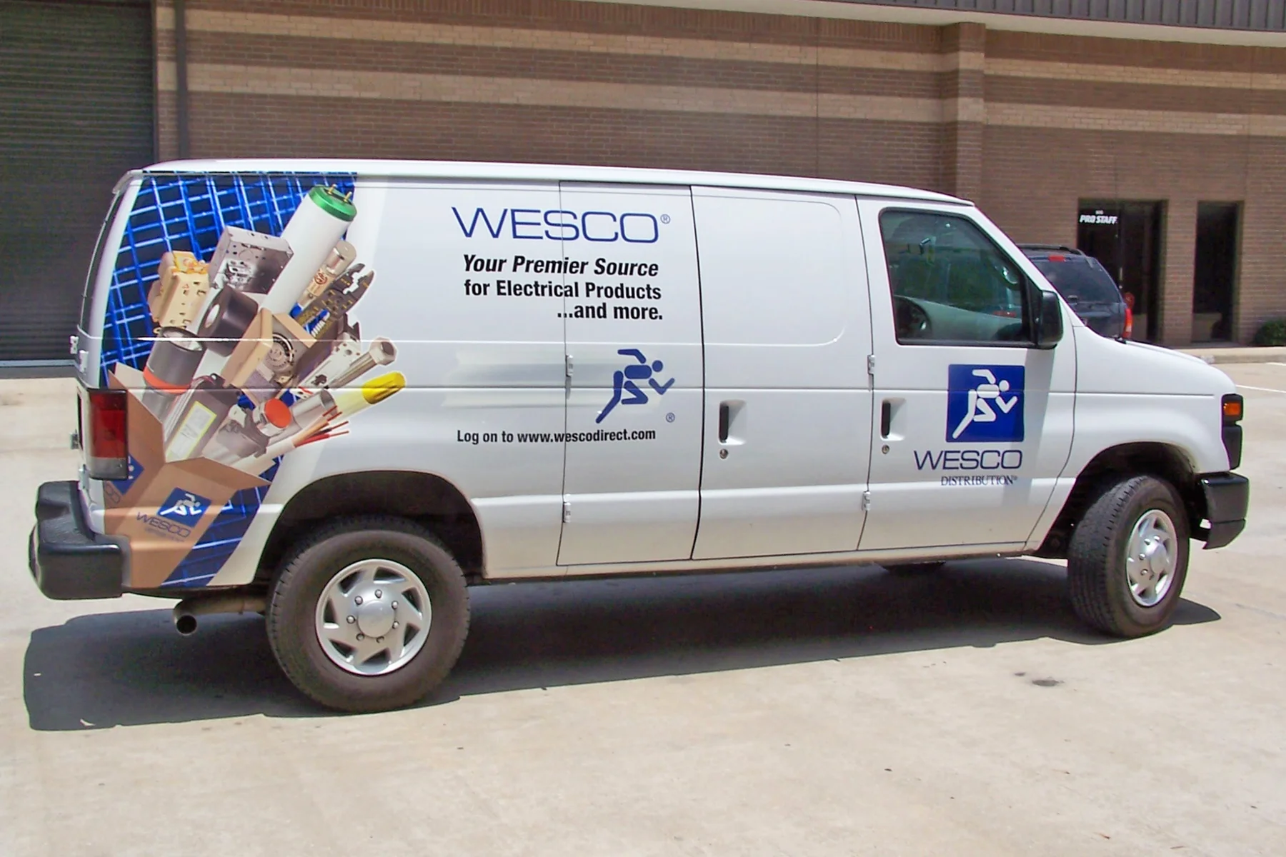 Efficiently Designed, Cost Effective Partial Vehicle Wrap for an Industrial Distribution Company