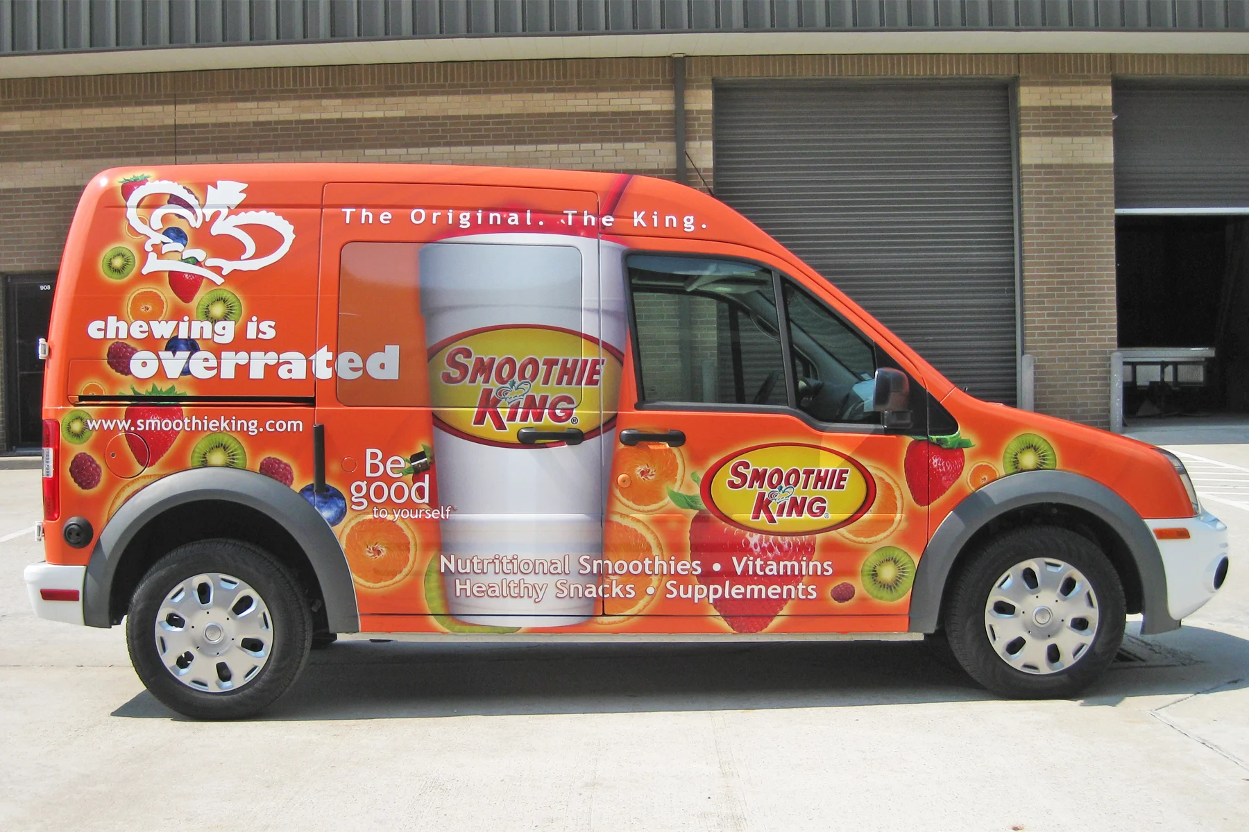 Full Van Wrap Graphics for a Smoothie Franchise