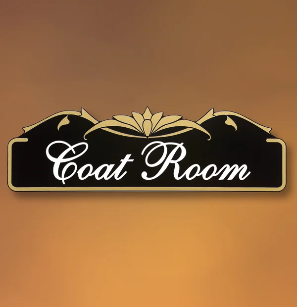 ADA Etched Metal Sign - Single Piece Construction Allows for Low Maintenance and Reliability in a Rugged Interior Environment