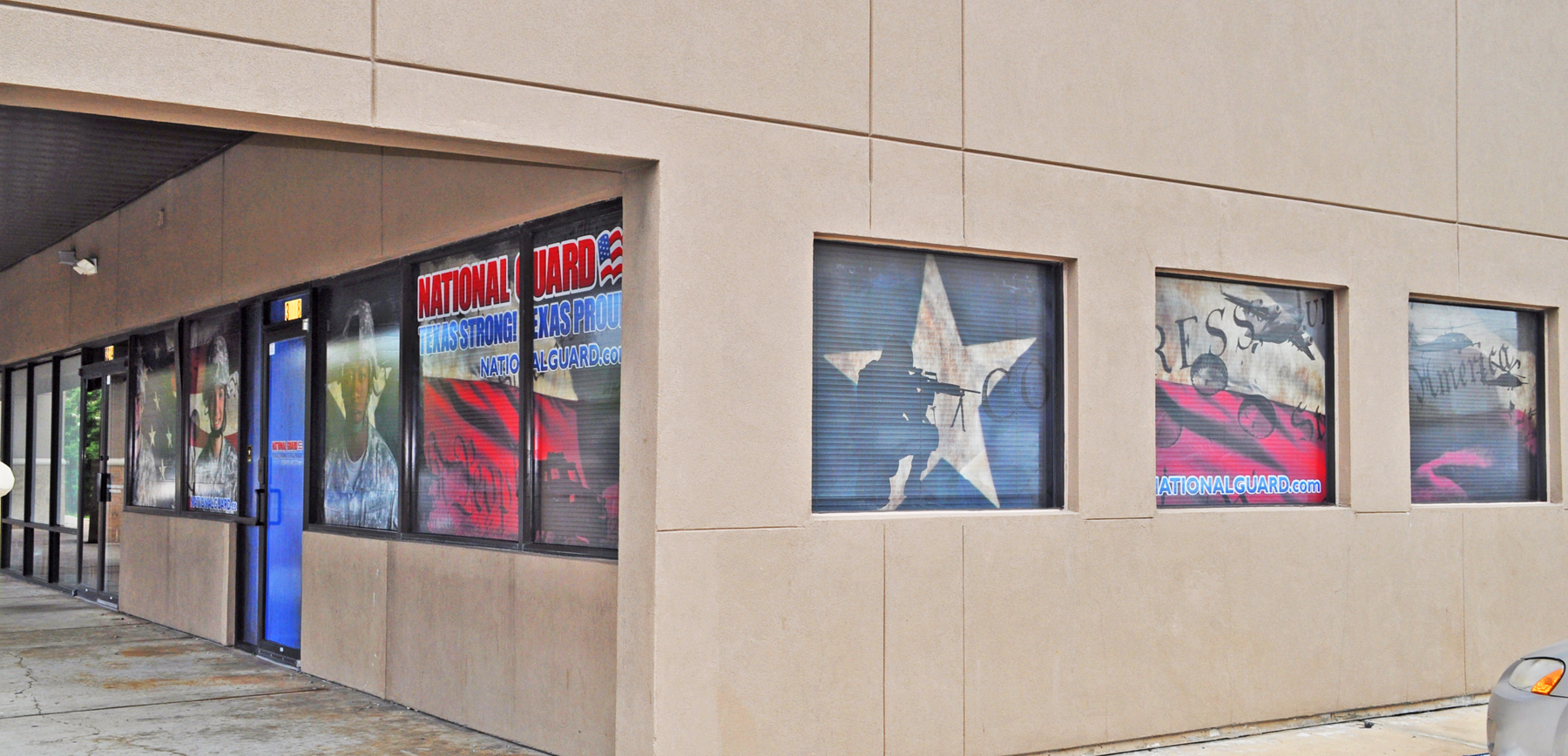 Perforated Window Graphics on Retail Windows