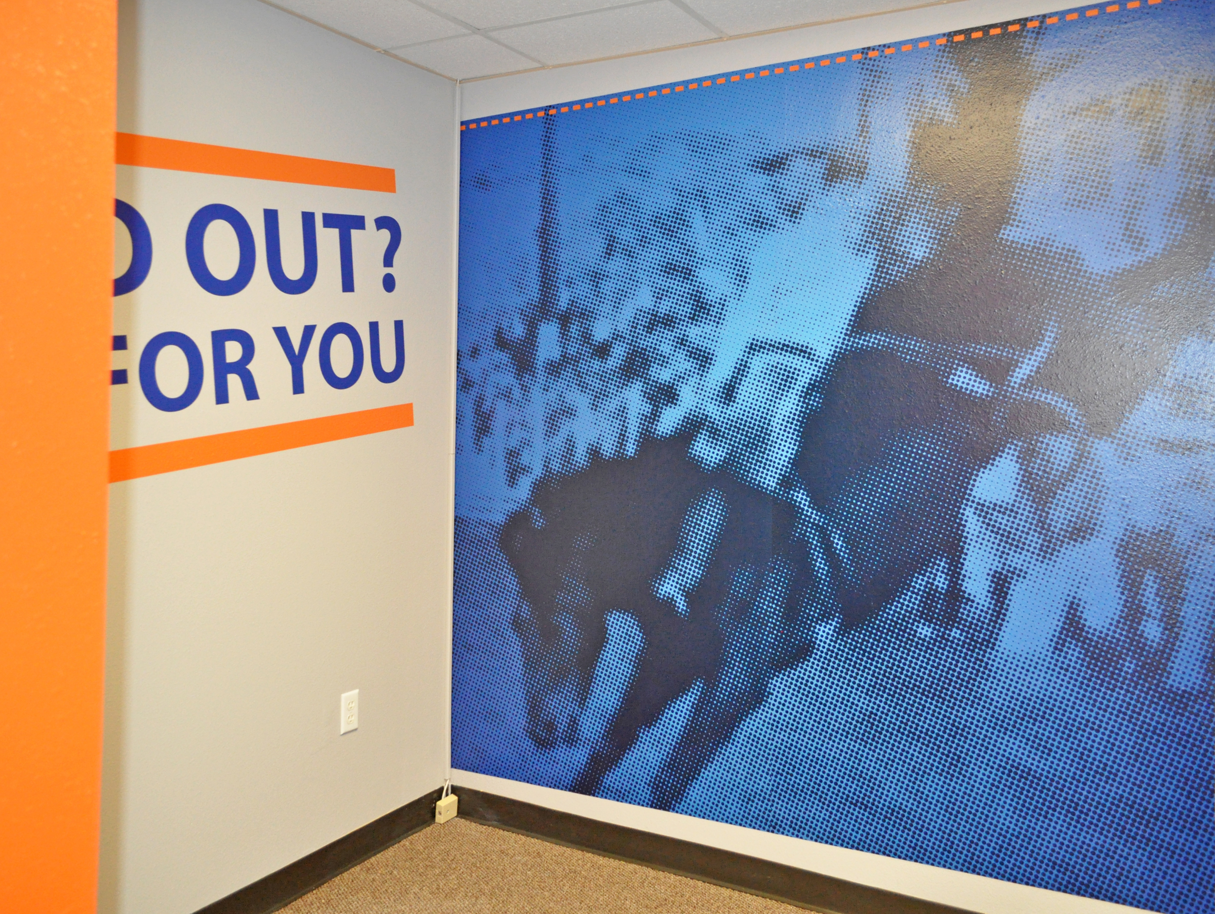 Custom Wall Mural / Decals for a Downtown Corporate Office