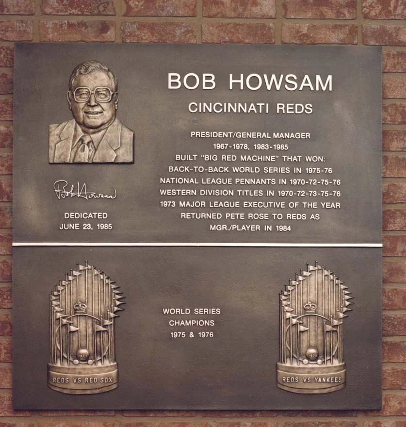 Recognition Plaque - Cincinnati Reds President
