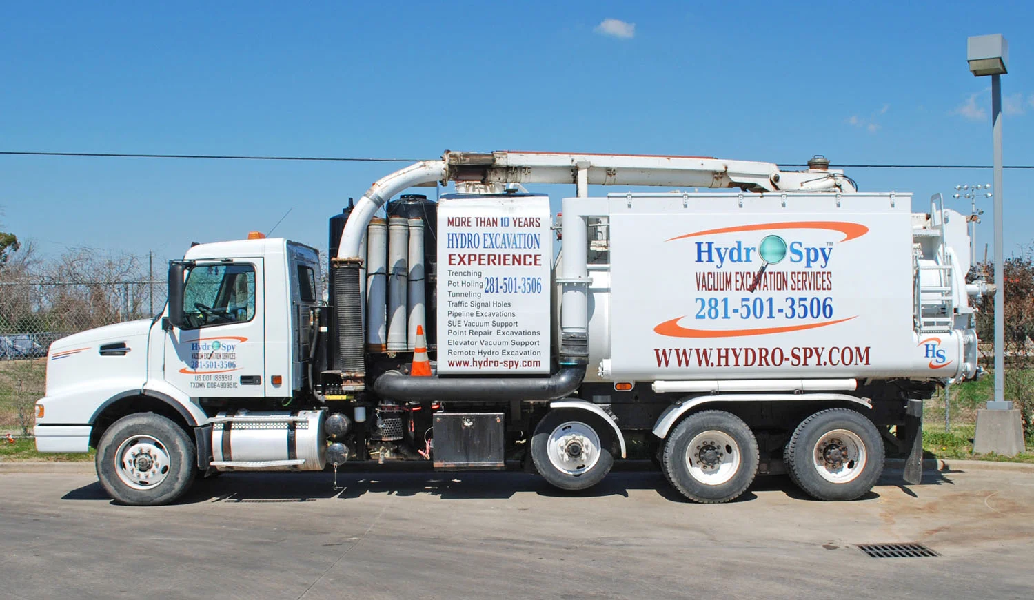 Hydro-Spy - Utility Truck Graphics