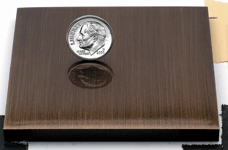 Bronze - Dark Oxidized, Brushed Finish
